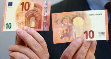Банкнотата од 10 евра со нов изглед