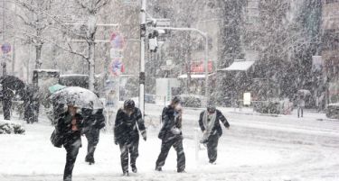 Откажани летови,затворени патишта-снежните врнежи ја затекнаа Јапонија