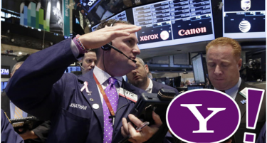 Земете подарок 50€ и тргувајте со цената на акциите на Yahoo!