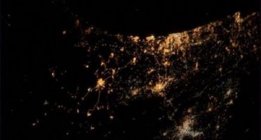 (ФОТО) Најтажната глетка од вселената над Газа