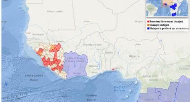 Пазете каде патувате: Оваа мапа на досега најлошата епидемија ебола може да ви го спаси животот!