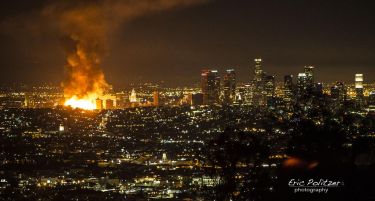 (ВИДЕО) Центарот на Лос Анџелес во пламен!