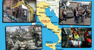 (ВИДЕО) Два силни земјотреси ја погодија Централна Италија: Луѓето стравуваат да не се повтори Аматриче!