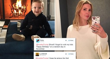 Иванка Трамп мета на твитерџии зошто слави родеден на синот на 8 месеци