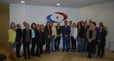 Новинари од повеќе европски медиуми во посета на Агенцијата за аудио и аудиовизуелни медиумски услуги