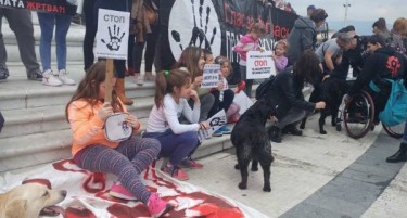 (ГАЛЕРИЈА) Активисти бараат казни за оние кои малтретираат и трујат животни