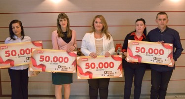 Гранд кафе ги додели првите четири награди од по 50.000 денари