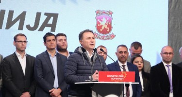 Груевски спасен од попрскување со спреј, напаѓачот притворен