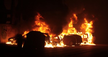 Запалено уште едно возило во Скопје
