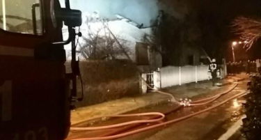 Голем пожар во Лисиче изгоре две куќи, детали од МВР