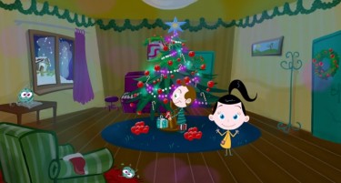 (ВИДЕО) Биби им подари новогодишна песна на децата