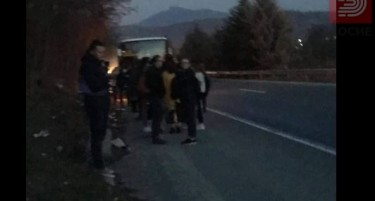 Инцидент со автобус кој сообраќал на релација Скопје - Тетово