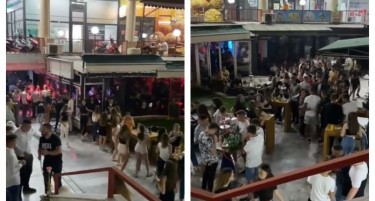 Средношколска журка без маски во Аеродром: Нема училиште, има забава
