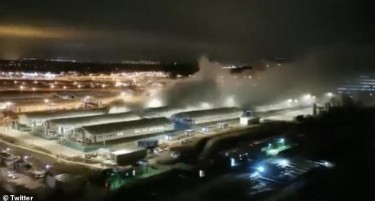 (ВИДЕО) Пожар изби во еден од главните ковид центри во Москва