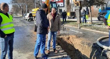 Работните активности на булеварот „Александар Македонски“: Протокот на возила е овозможен само на една коловозна лента