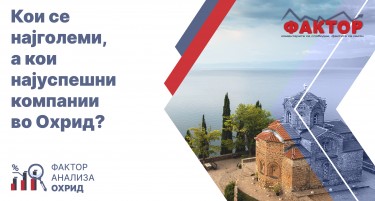 „Фактор анализа“: Кои се најголеми, а кои најуспешни компании во Охрид?