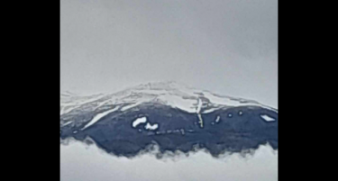 МАЈСКИ СНЕГ НА ПОПОВА ШАПКА: Обелеа планинските врвови во земјава