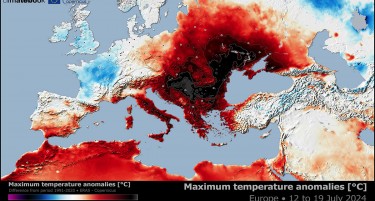 ДЕЛОВИ ОД ЕВРОПА ПОД ИСТОРИСКИ ТОПЛОТЕН БРАН: Можно е да трае до крајот на јули